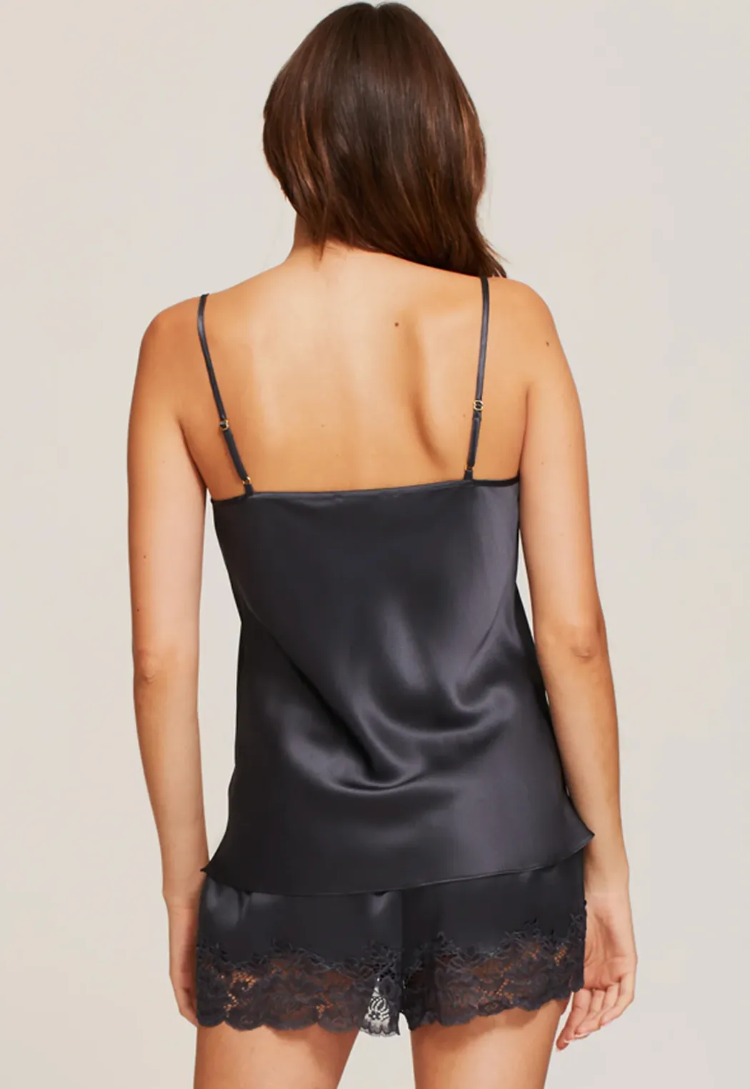 Ginia Silk Lace Short - India Ink