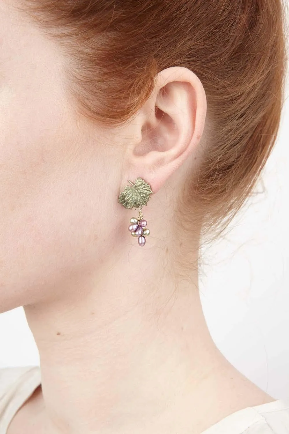 Grape Vines Earrings - Post