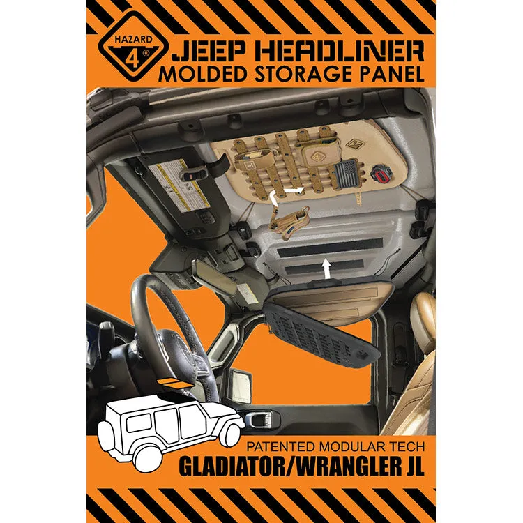 Jeep Molded Storage Headliners Front Set