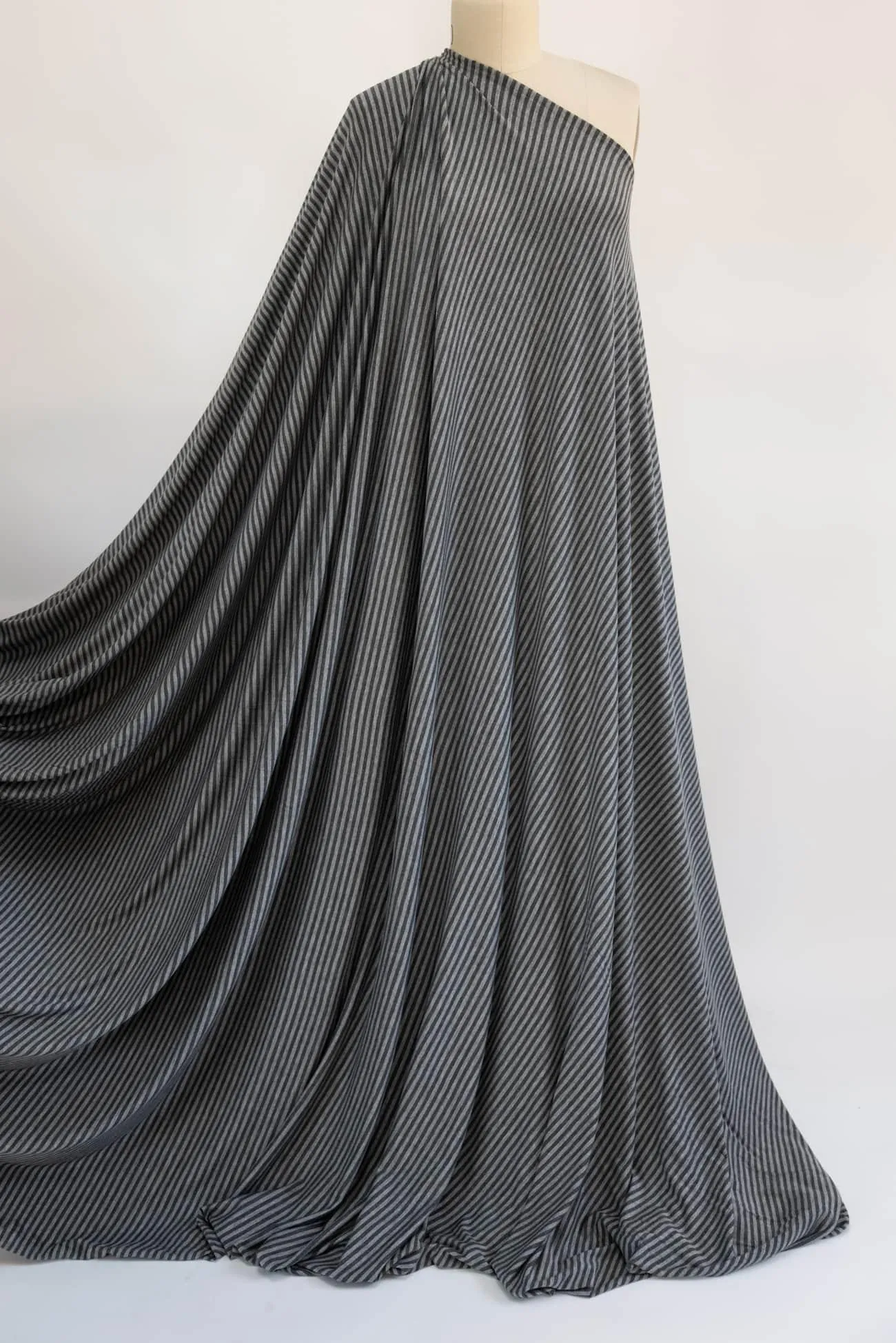 Joel Gray Stripe Bamboo Rayon/Spandex Knit