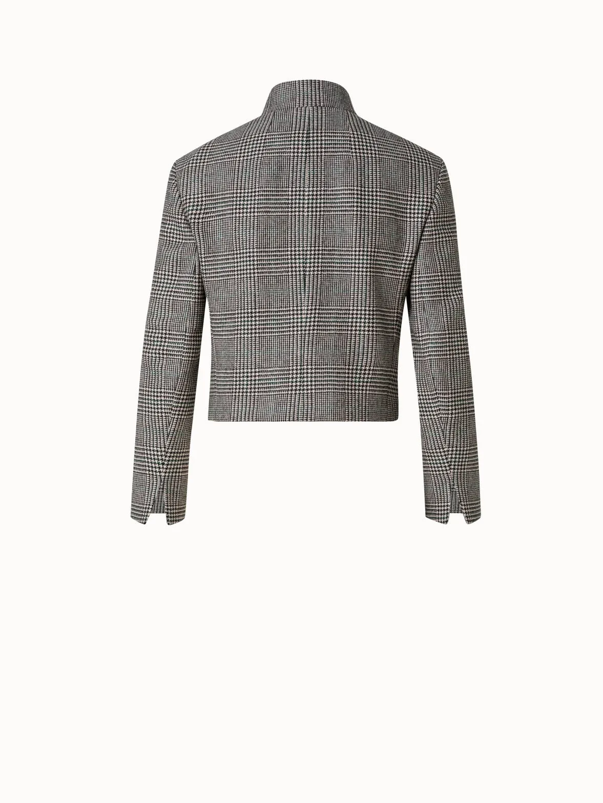 Kurze Jacke aus Kaschmir mit Prince-of-Wales-Karo