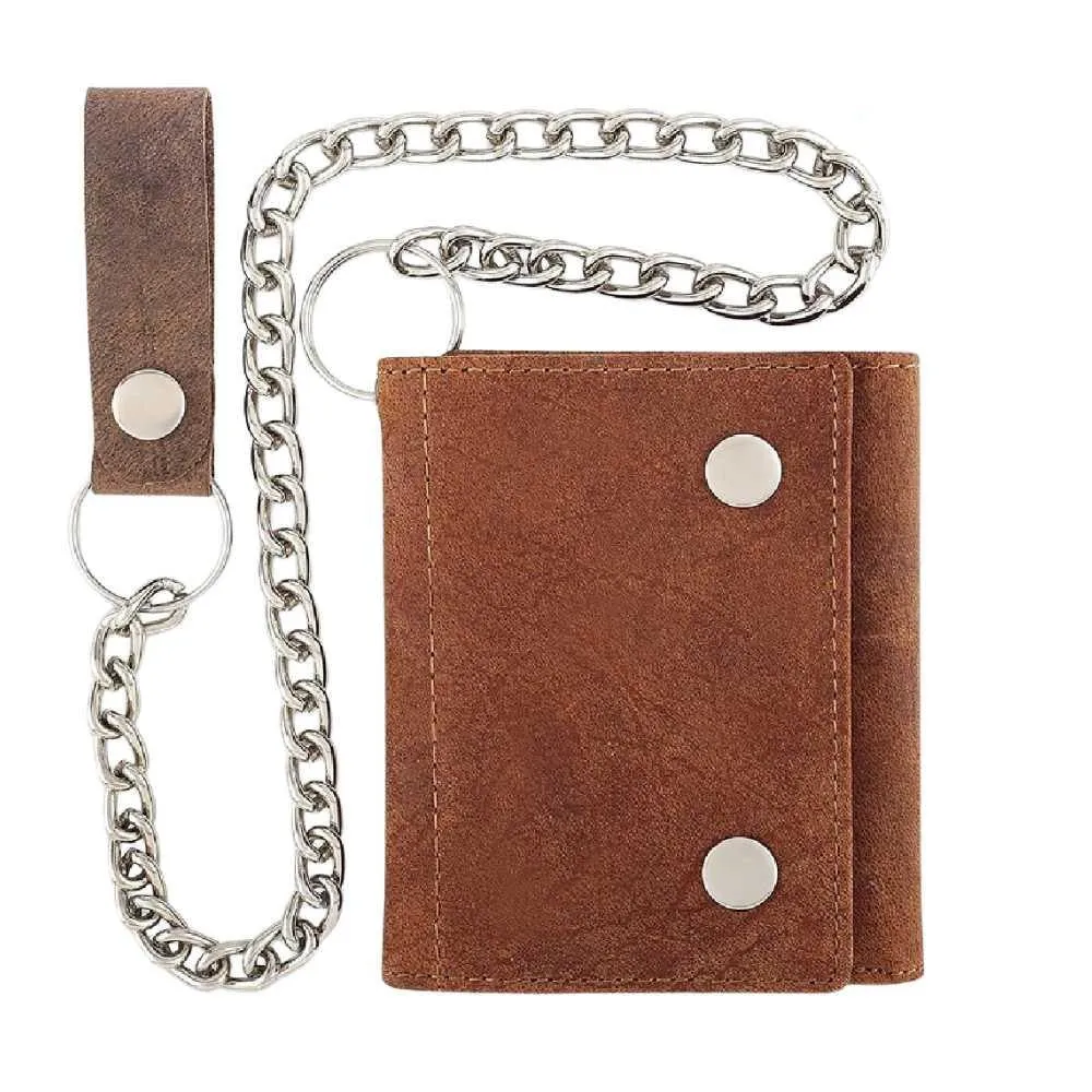 Legendary Horsehide Biker Wallet w/ Chain (Made in USA)