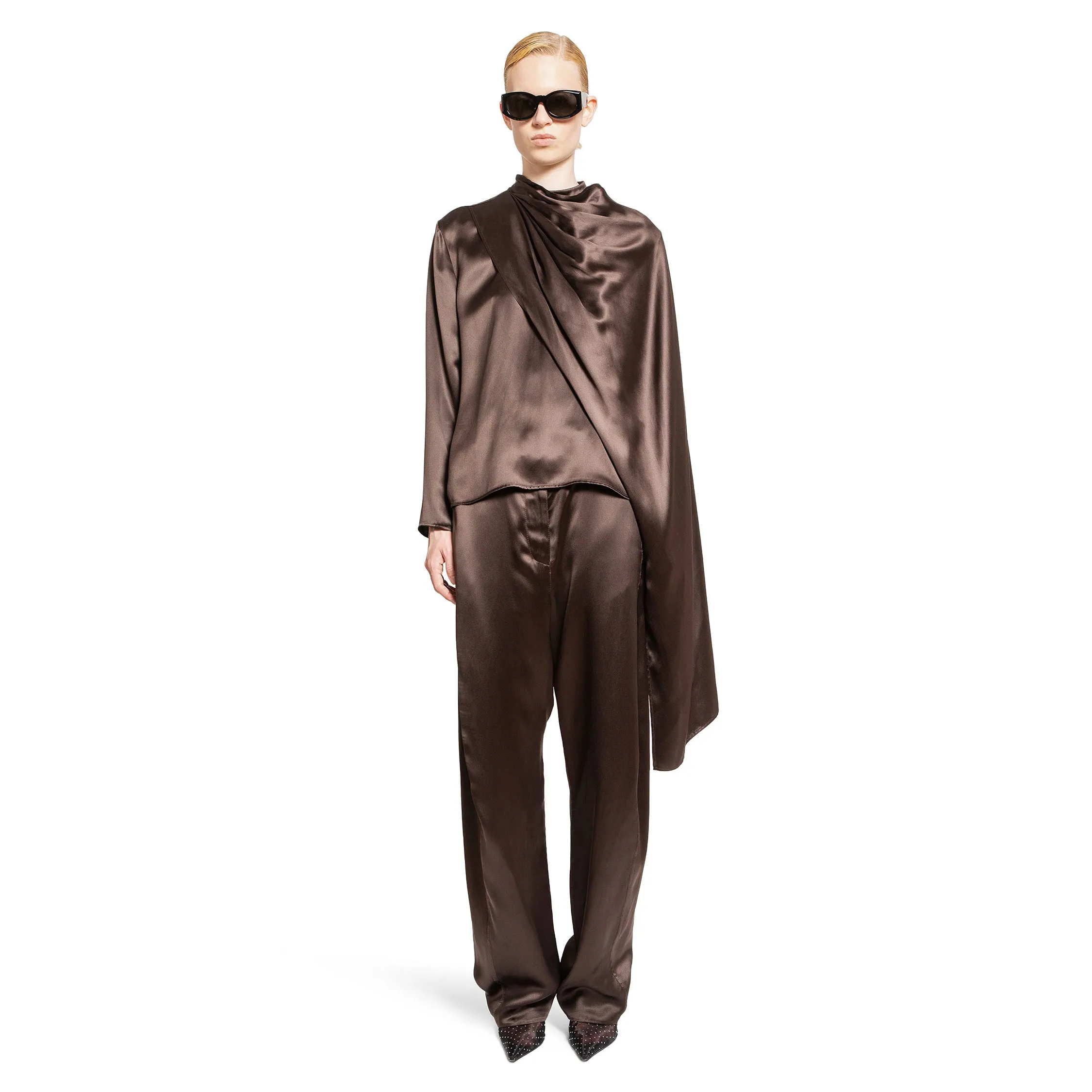 MAGDA BUTRYM WOMAN BROWN SHIRTS