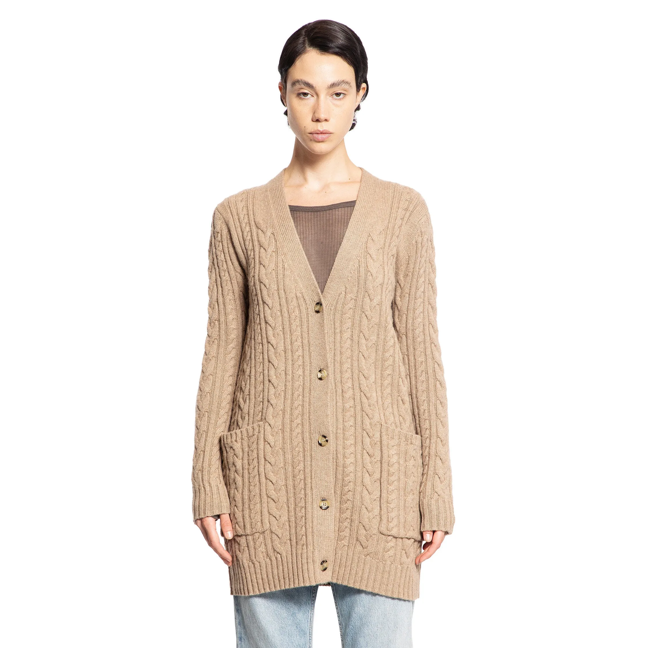 MAX MARA WOMAN BEIGE KNITWEAR