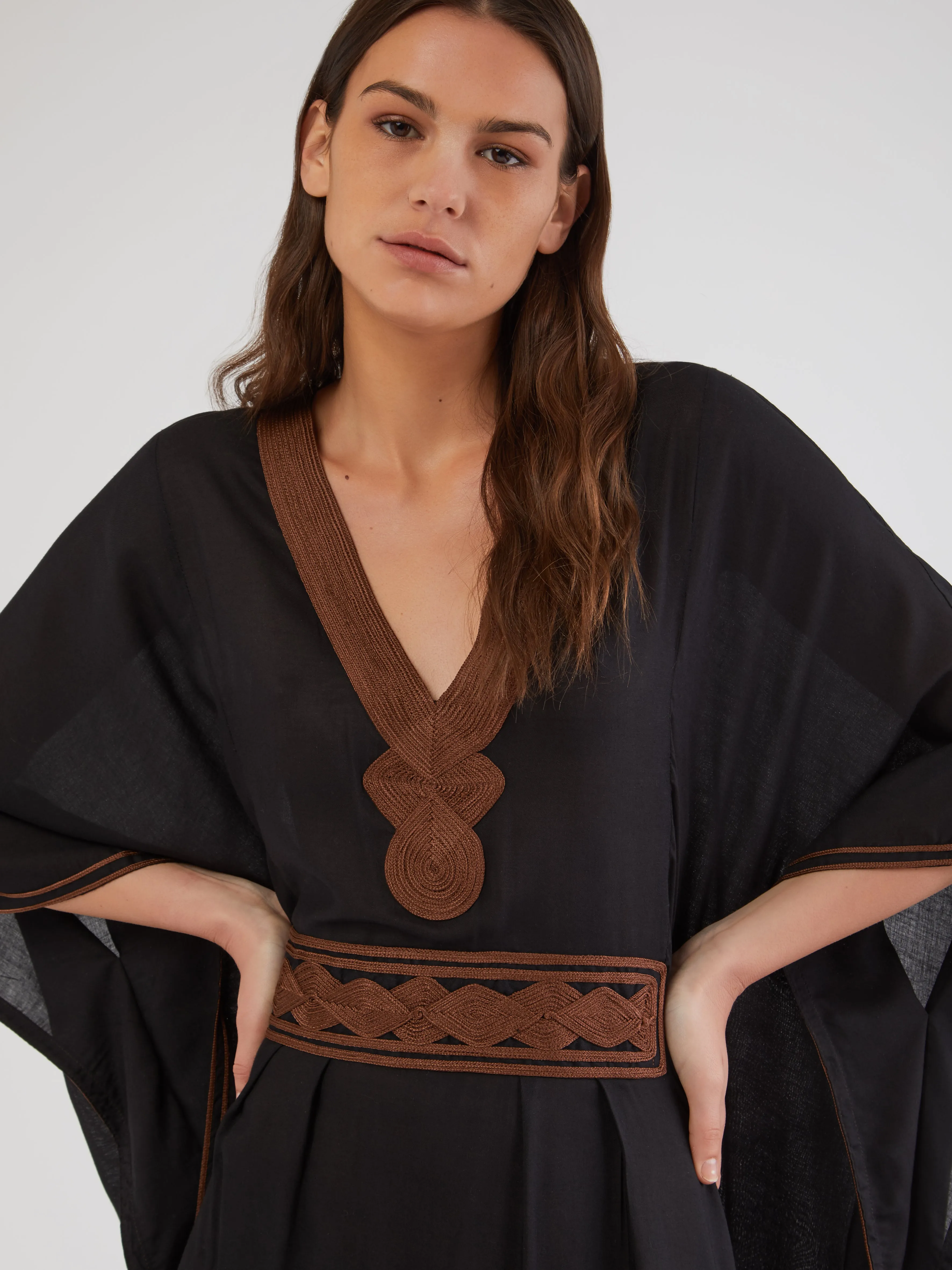 Moroccan Hoda cotton kaftan