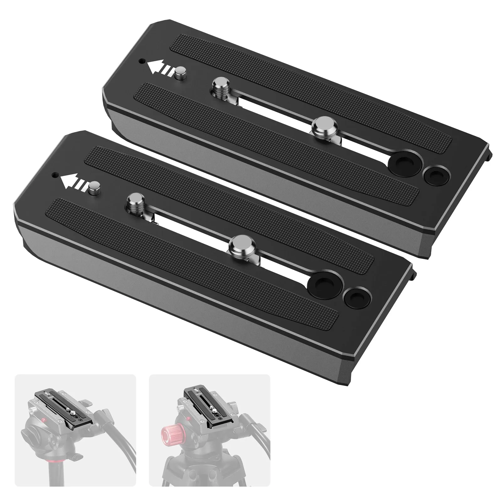 NEEWER 501PL Tripod Fluid Head Quick Release Plate
