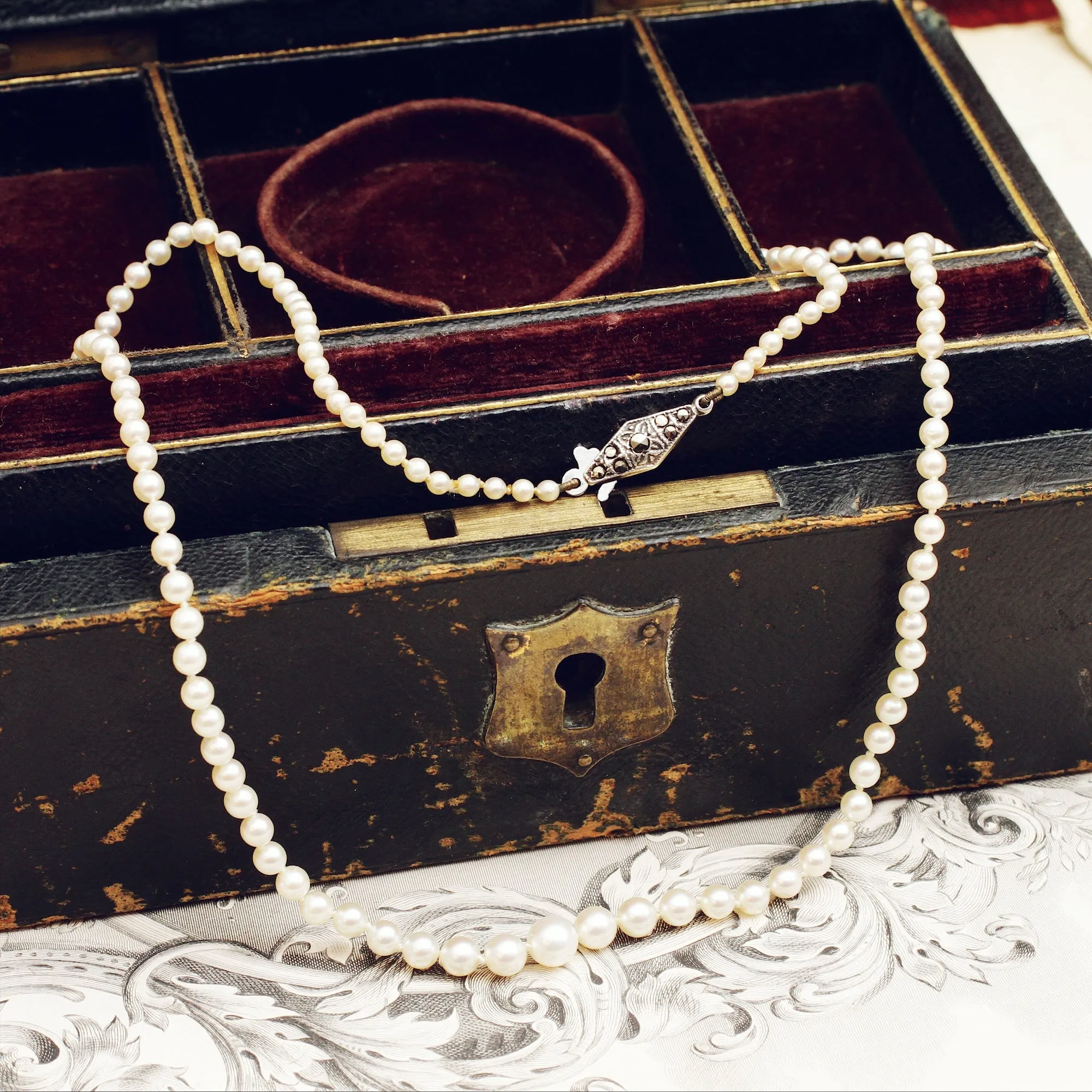 Oh Finest Lustre! Vintage Cultured Pearl Necklace