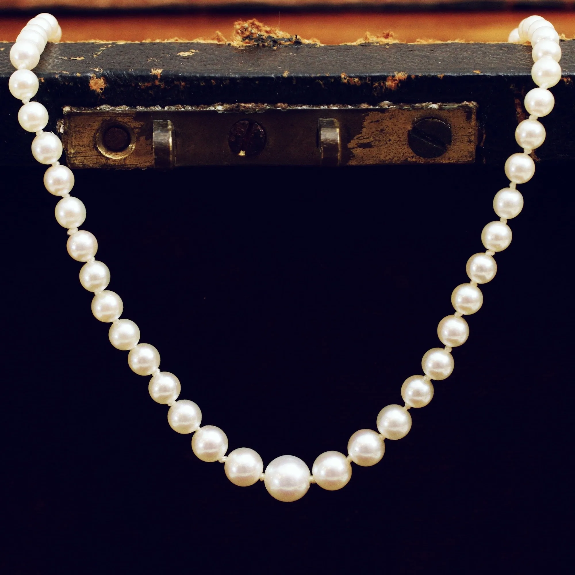 Oh Finest Lustre! Vintage Cultured Pearl Necklace