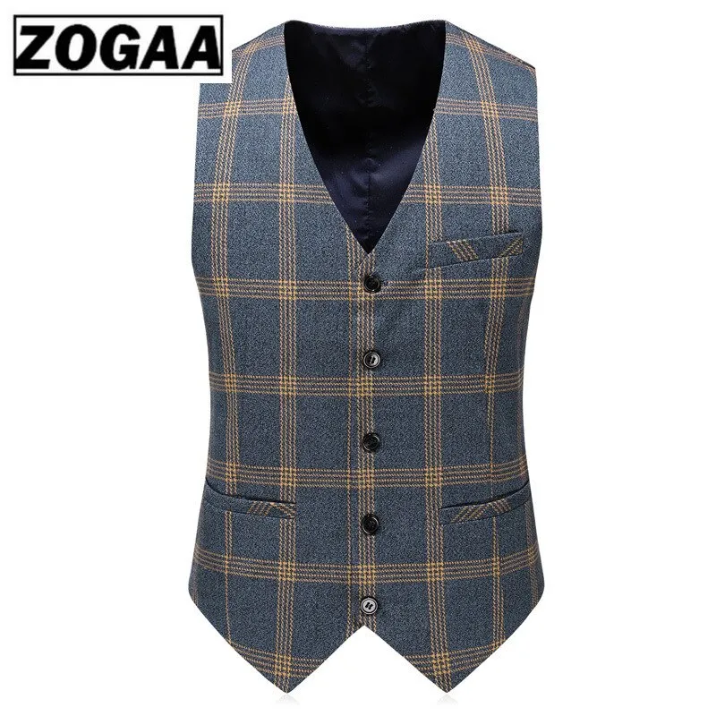 Plaid Designs Lapel Men's Suit Tailor Made Groom Tuxedos Wedding 3 Piece Suits Blazer (Jacket Pants Vest)