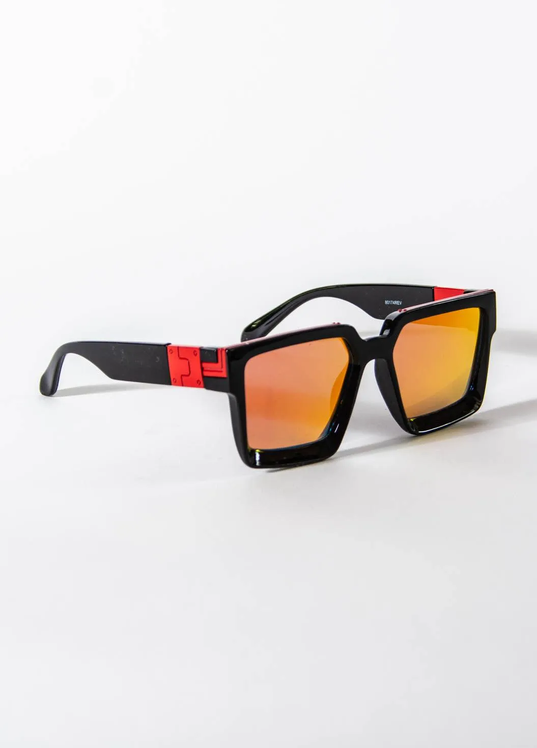 Polarized Gradient Rectangular Sunglasses