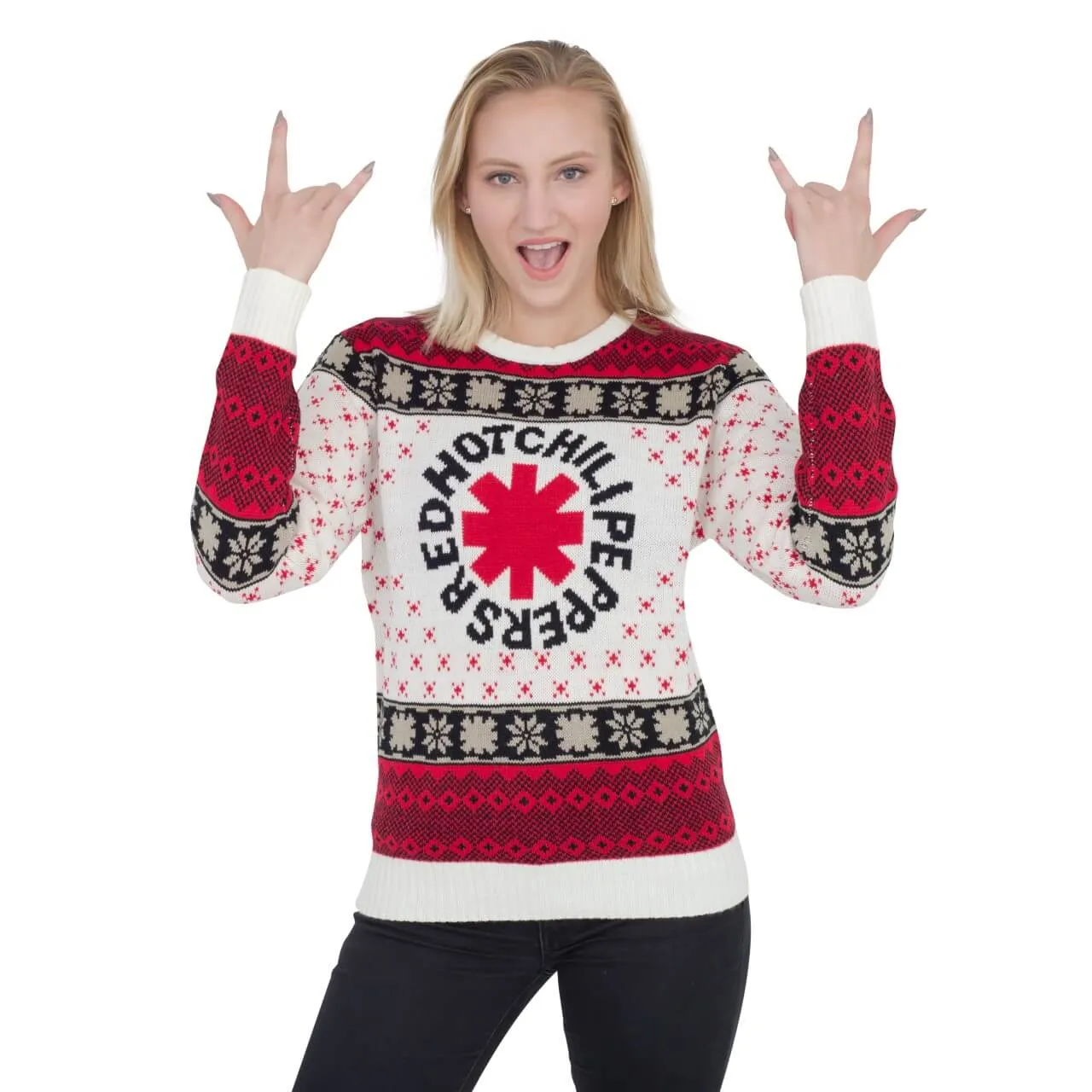 Red Hot Chili Peppers Ugly Christmas Sweater
