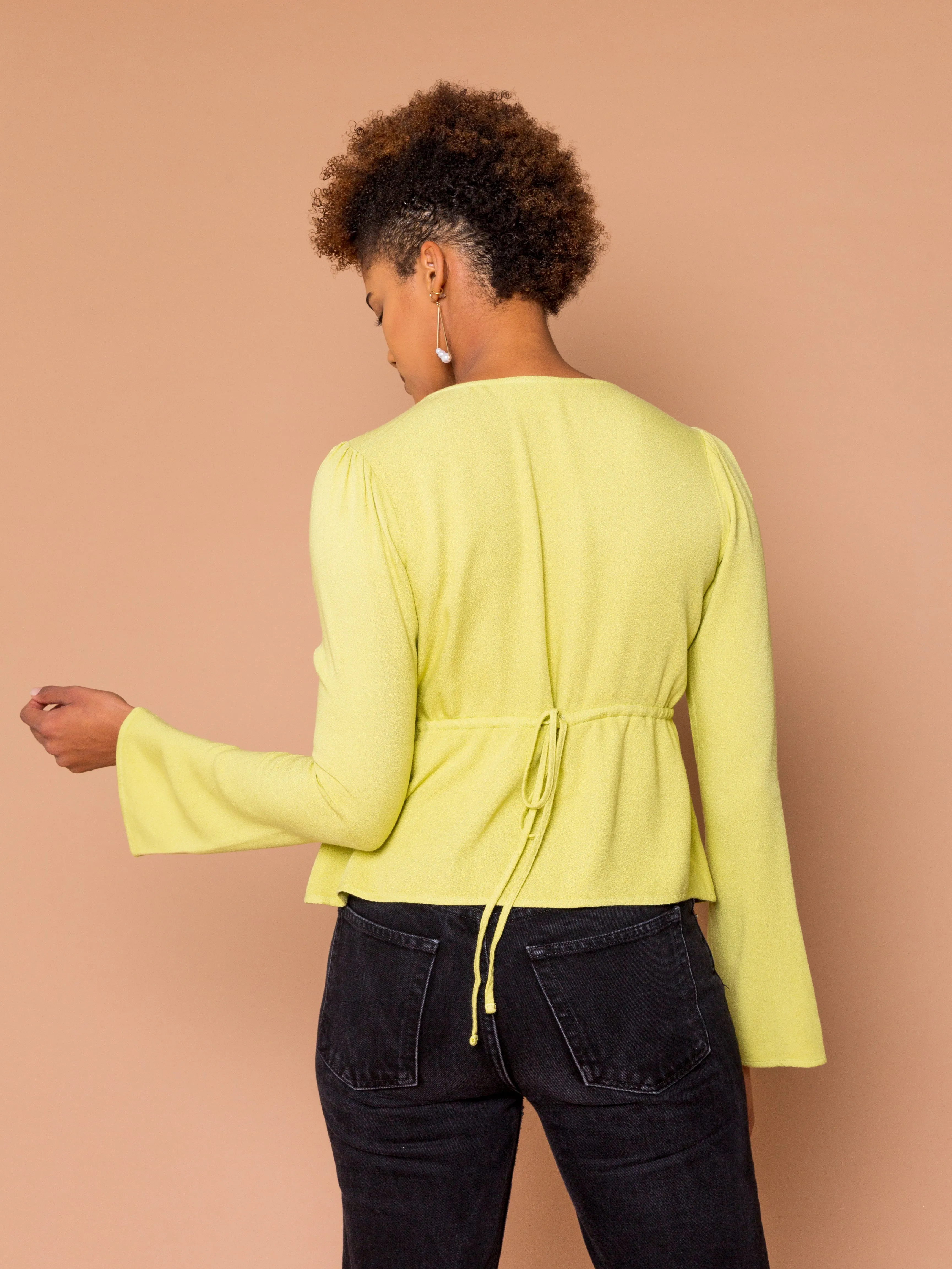THE LOVERS LACE TOP ~ Pear