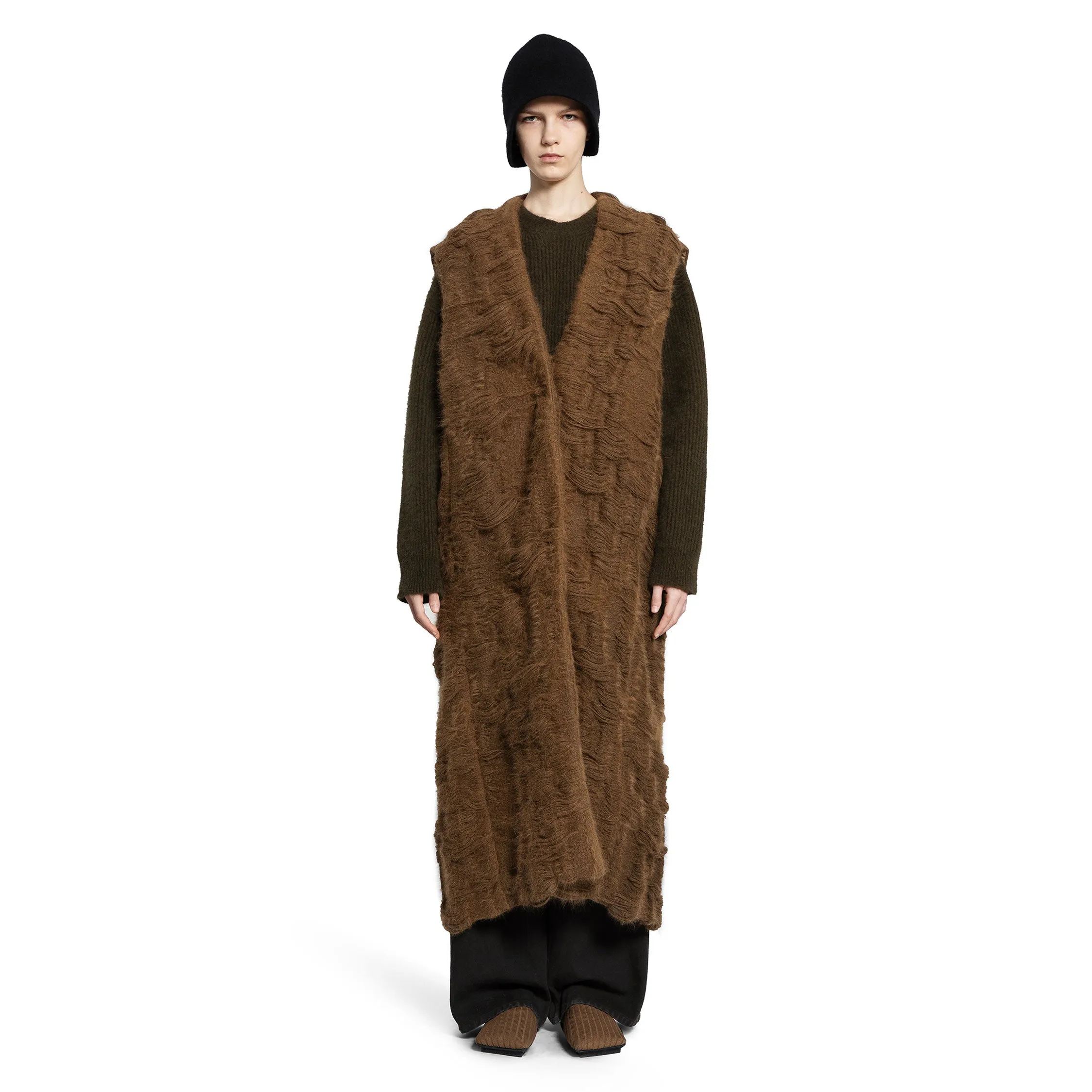 UMA WANG WOMAN BROWN COATS
