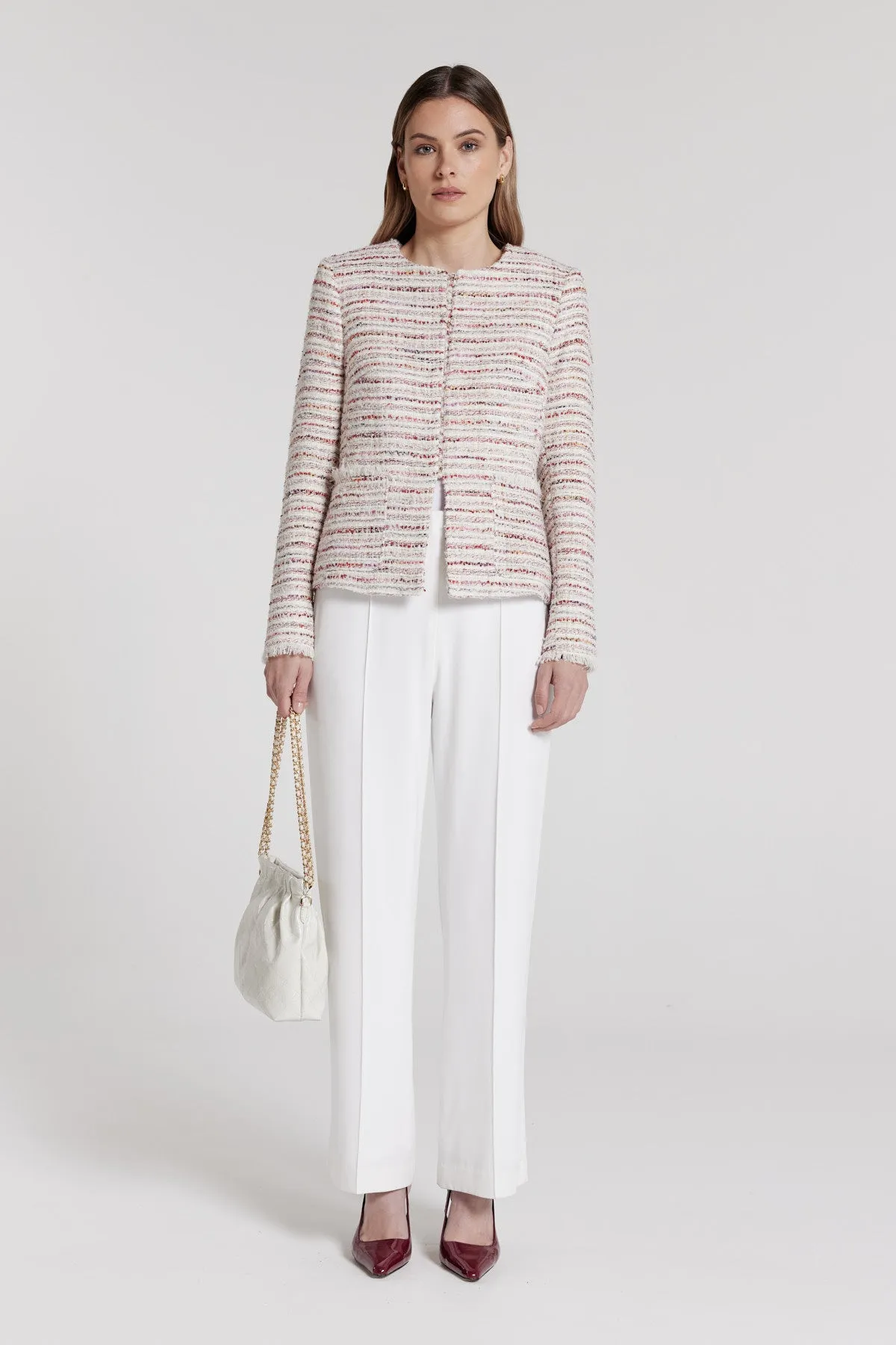 Varena Jacket - Pink/Ivory