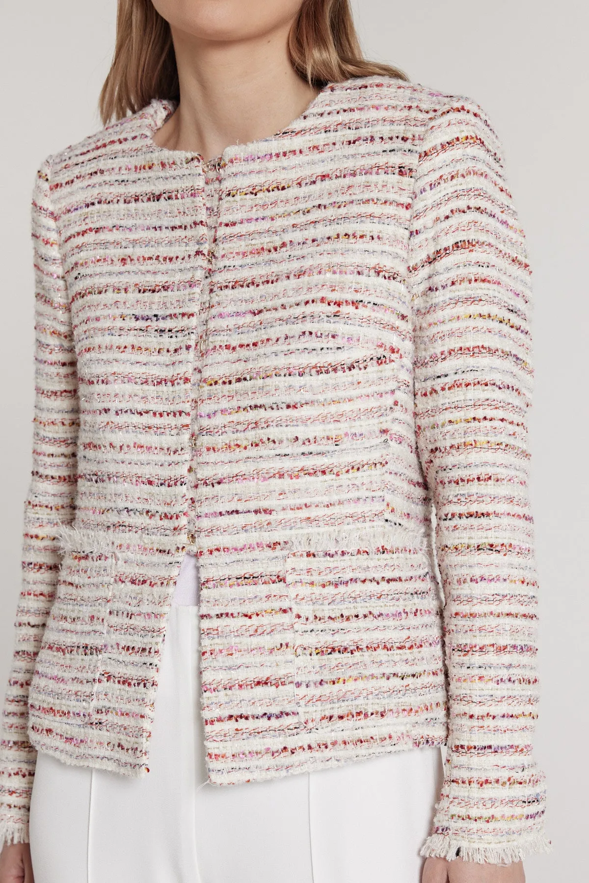 Varena Jacket - Pink/Ivory