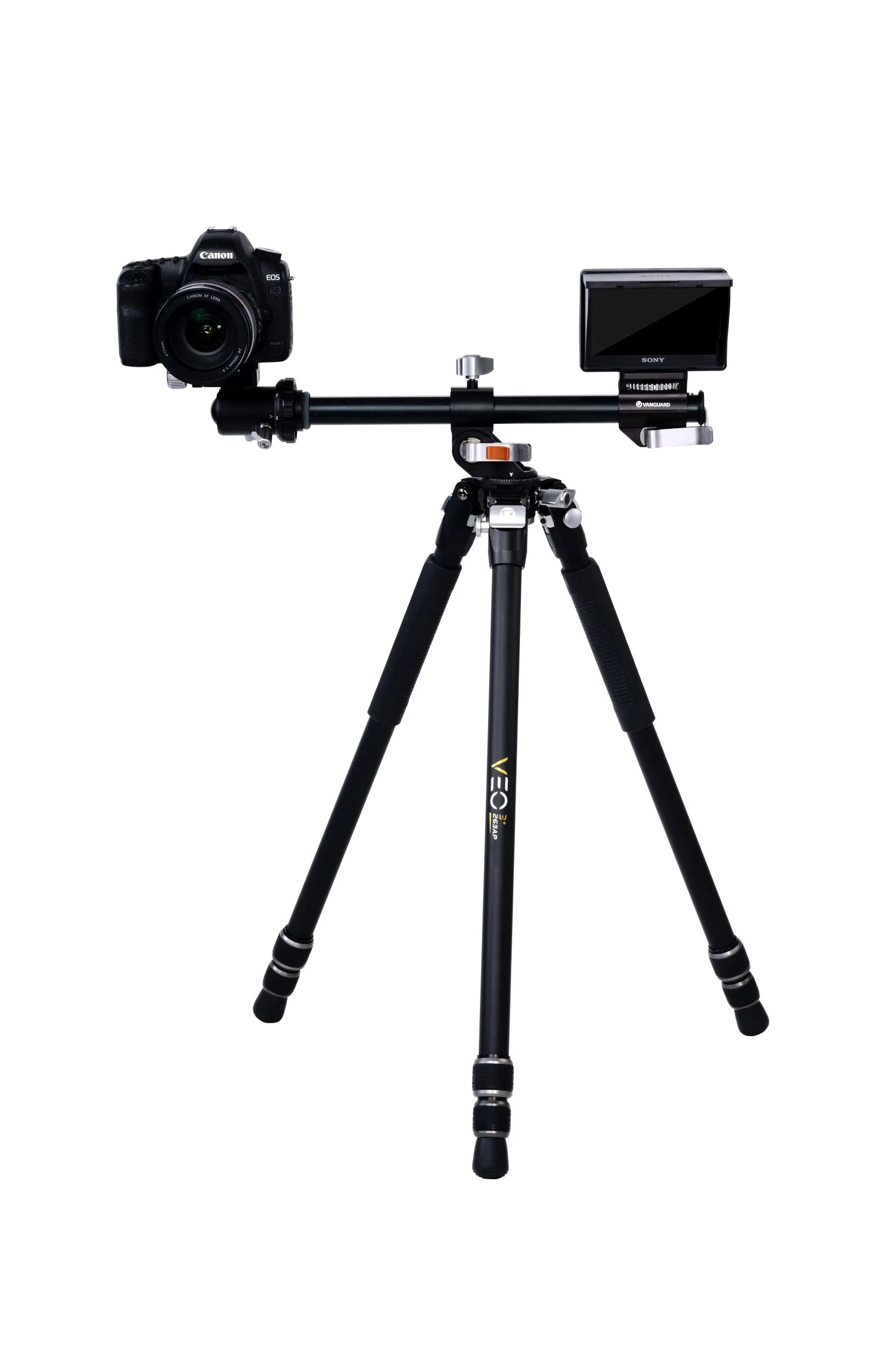 VEO 3  263AB | Professional Aluminum Tripod with Ball Head | Overhead Shooting