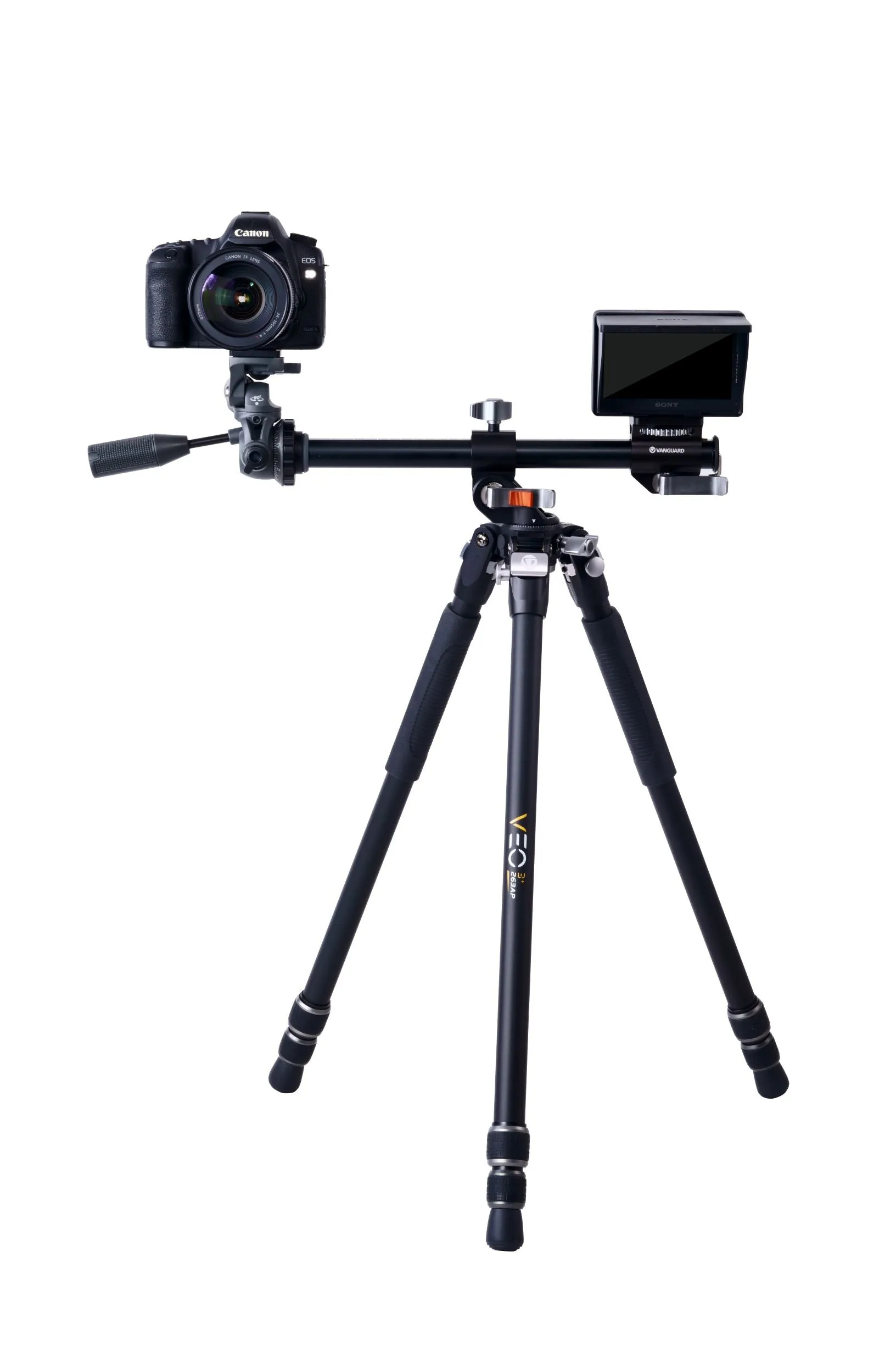 VEO 3  263AP | Professional  Aluminum Tripod with Panhead | Overhead Shooting