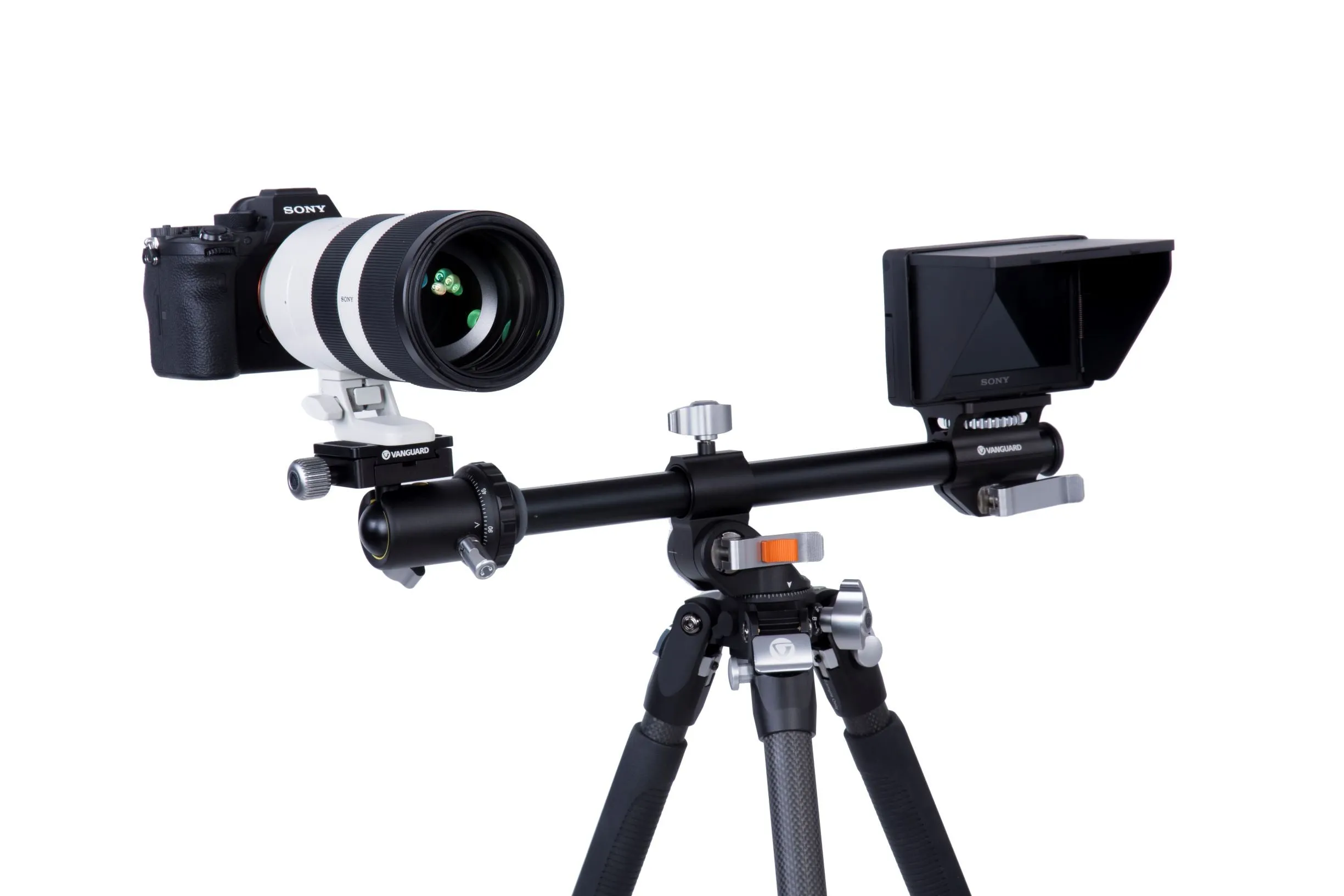 VEO 3  263CB | Professional Carbon Fiber Tripod with Ball Head | Overhead Shooting