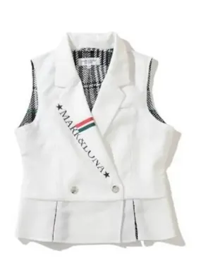 Women s GN Check Lining Point Woven Vest LQ1IV02F Domestic Product